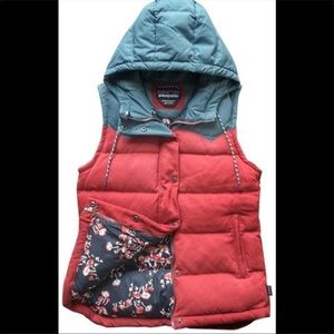 Euc Patagonia rare bivy down hooded vest size M